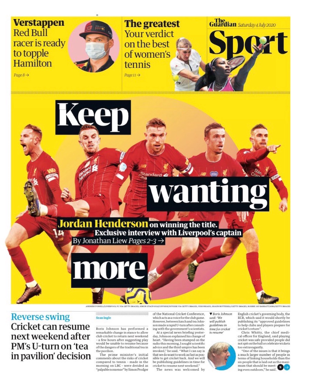 The Guardian Backpage (04.07.2020)